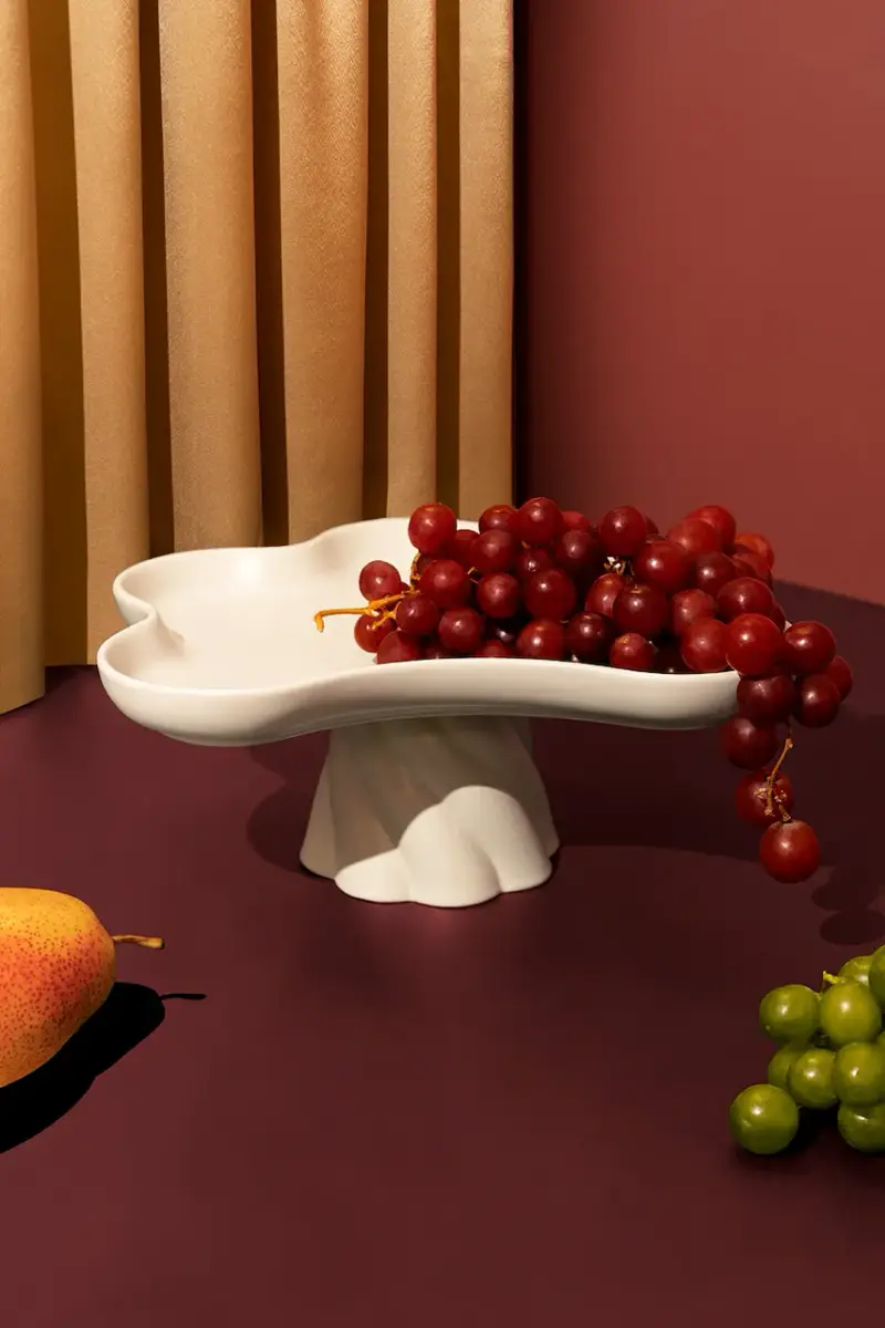 vassoio decorativo Templo 27 x 24, 7 x 11 5 cm Beige miniatura 3