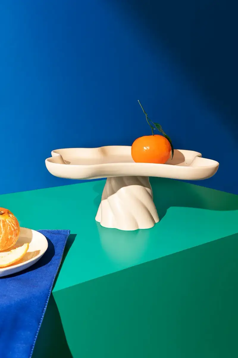 vassoio decorativo Templo 27 x 24, 7 x 11 5 cm Beige miniatura 4