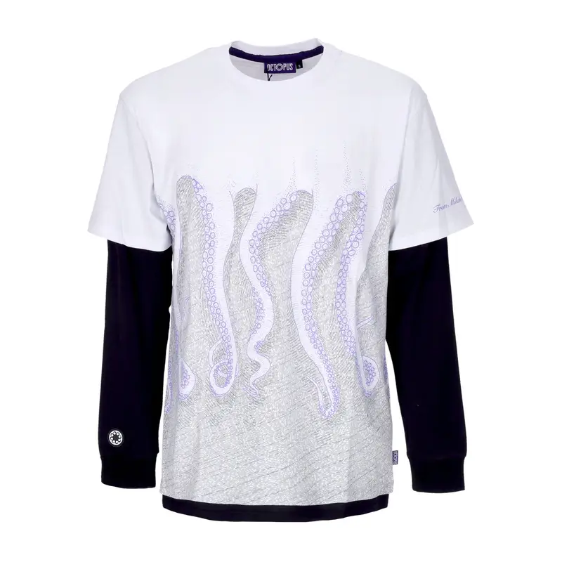 Maglietta Manica Lunga Uomo Milan s Tee White