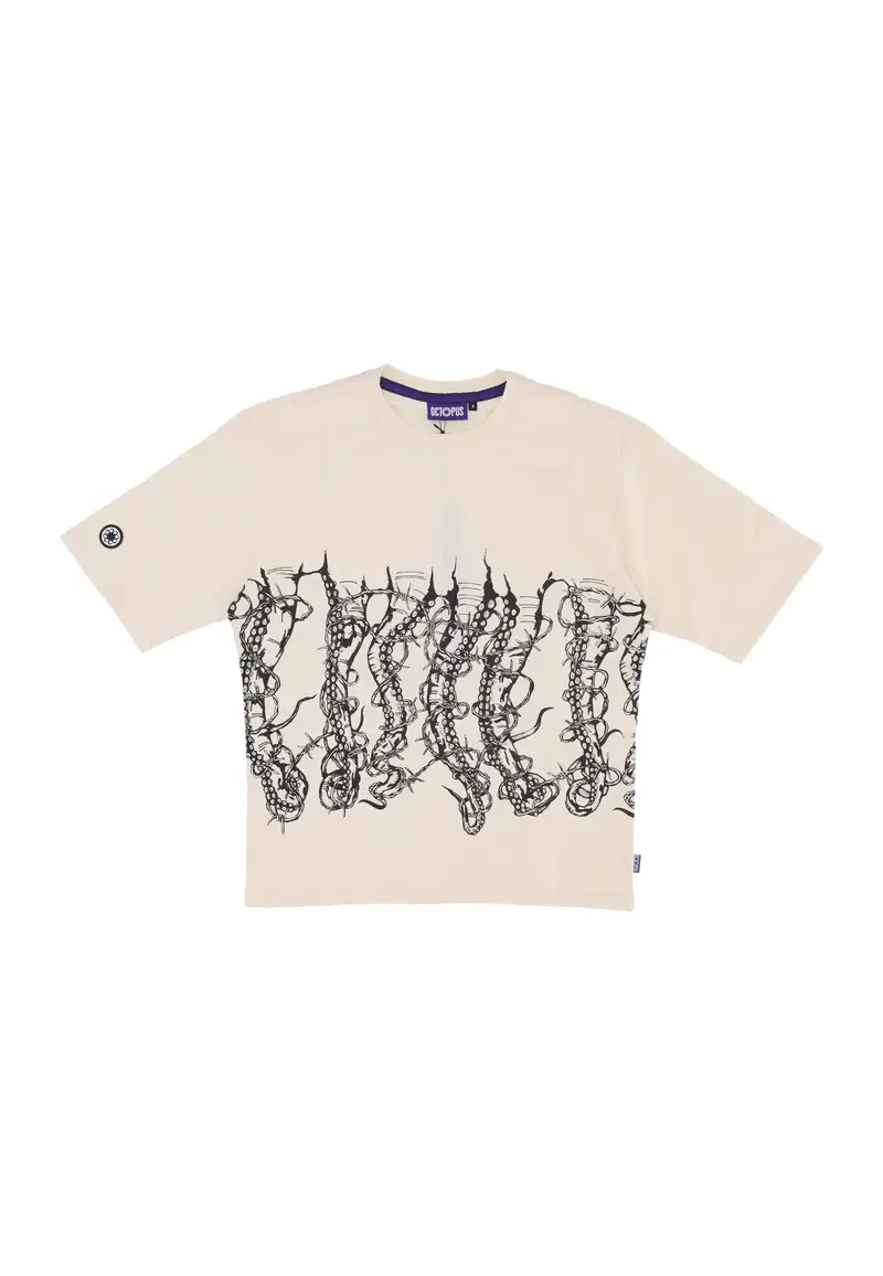 Maglietta Uomo Barbed Wire Tee Cream