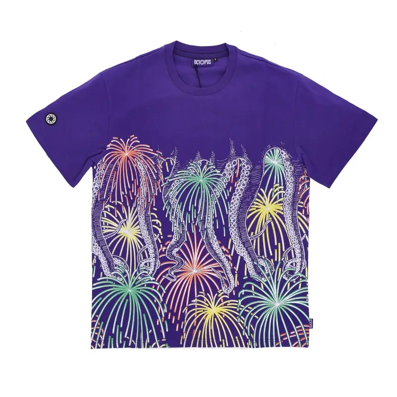 Maglietta Uomo Fireworks Tee Purple