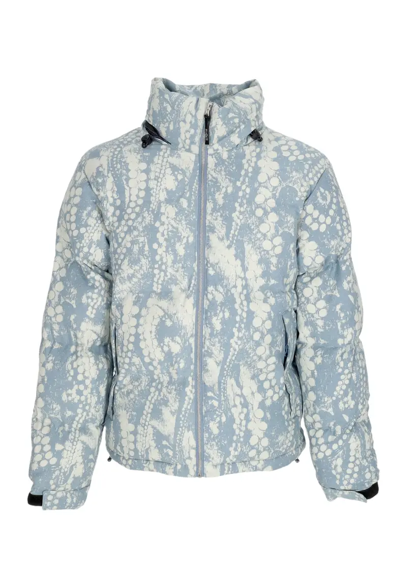 Piumino Uomo Ray Denim Puff Jacket Light Blue