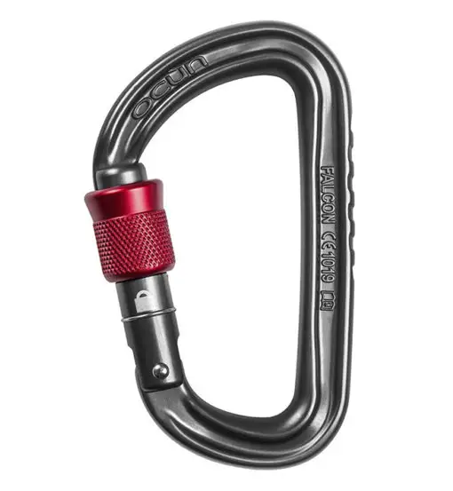 Falcon screw - moschettone Grey