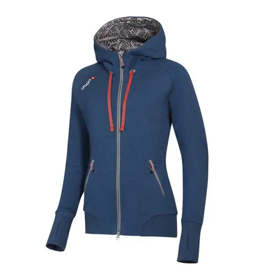 Hoodie Zipper W - felpa con cappuccio - donna Blue