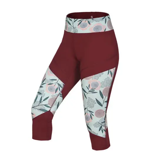 Rhea - pantaloni 3/4 arrampicata - donna Red