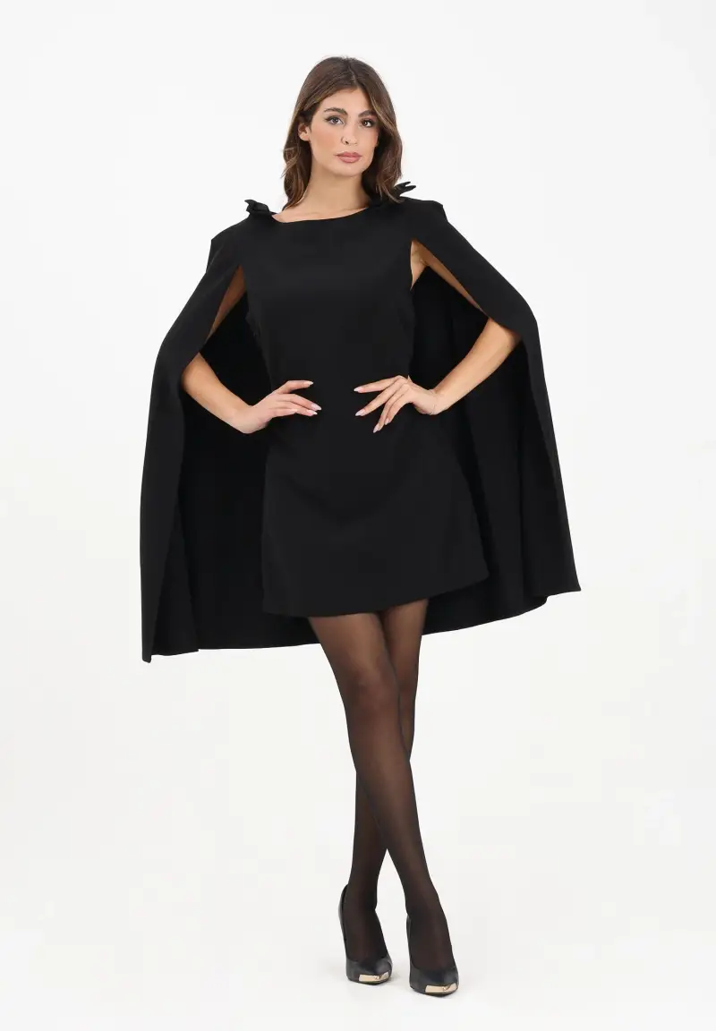 Abito corto Aprilia nero da donna miniatura 2