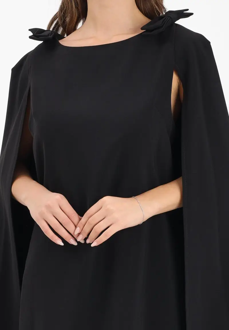 Abito corto Aprilia nero da donna miniatura 3