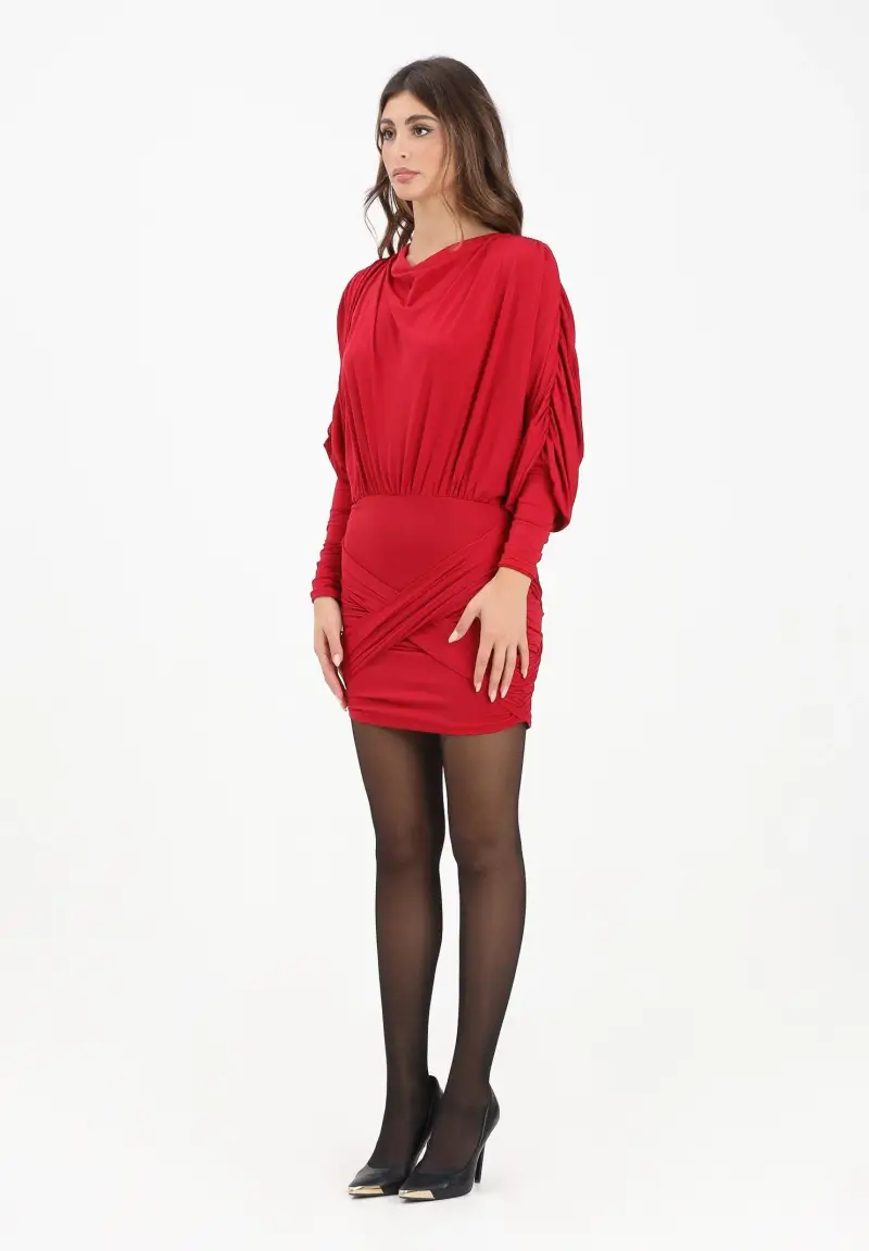 Abito corto Cerese rosso da donna