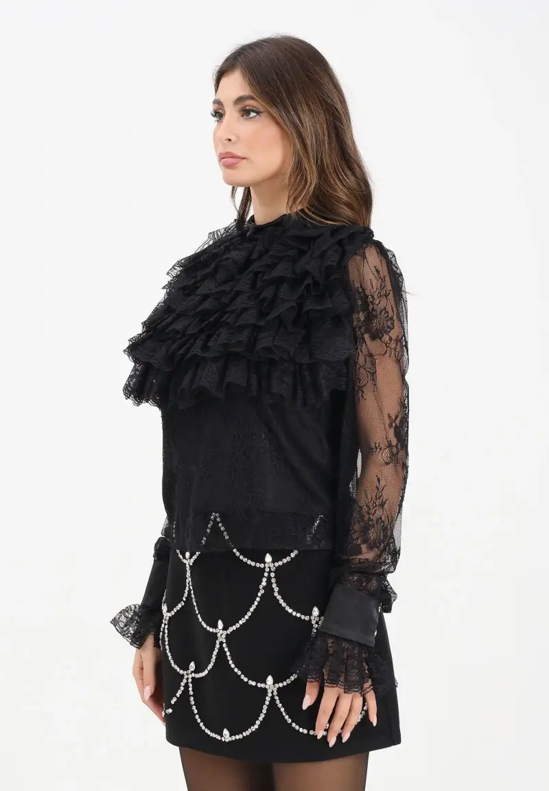 Blusa Fiano nera da donna