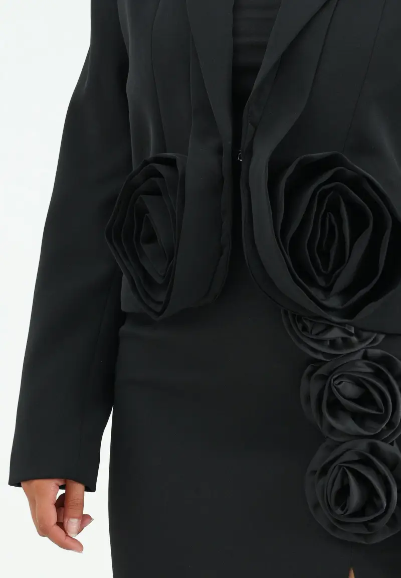 Giacca Ampezzo nera da donna miniatura 3