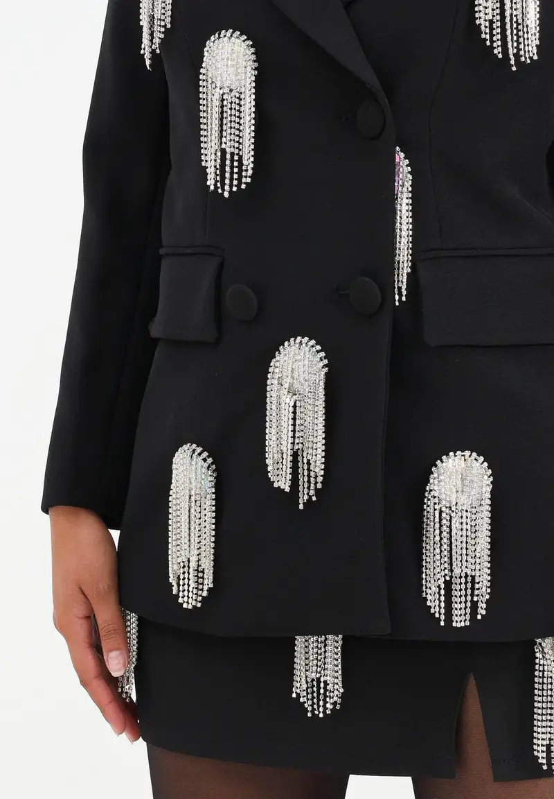 Giacca Asciano nera da donna miniatura 3