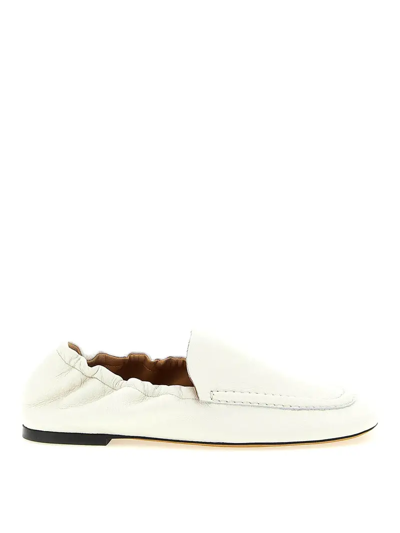 Siena Nappa Moccasins Bianco