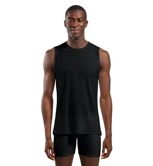 Active Light - maglietta tecnica senza maniche - uomo Black