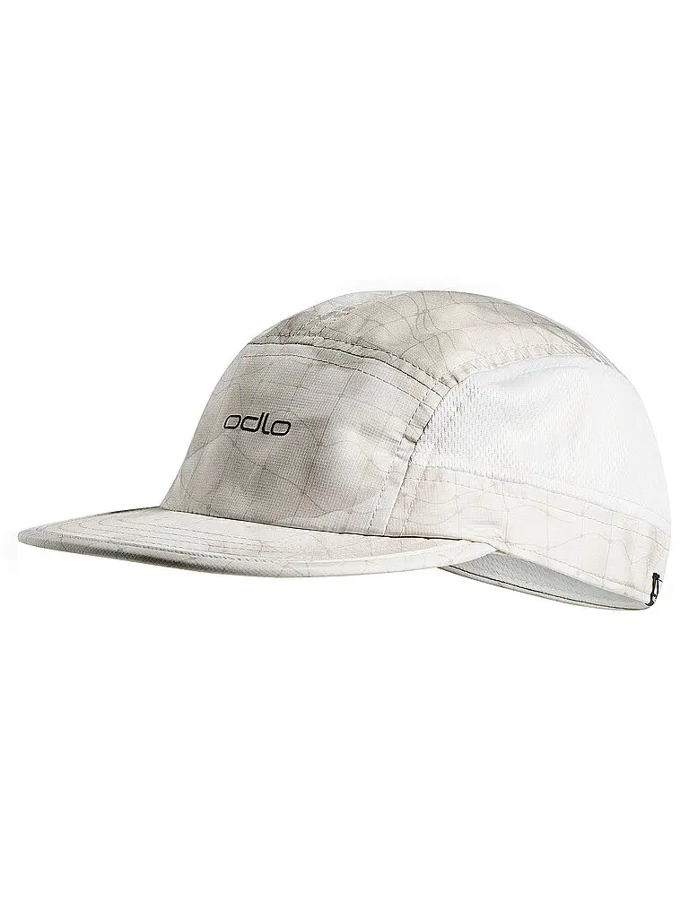 Cappellino da running Performance Light Print crema