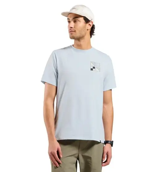 Cotton Blend Ascent Nautical Flags - T-shirt - uomo Blue