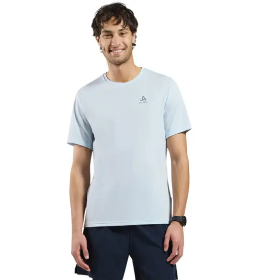 Crew Neck Essential - maglia running - uomo Blue