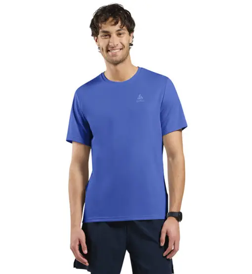 Crew Neck Essential - maglia running - uomo Blue