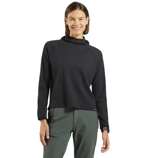 Cubic W - felpa con cappuccio - donna Black