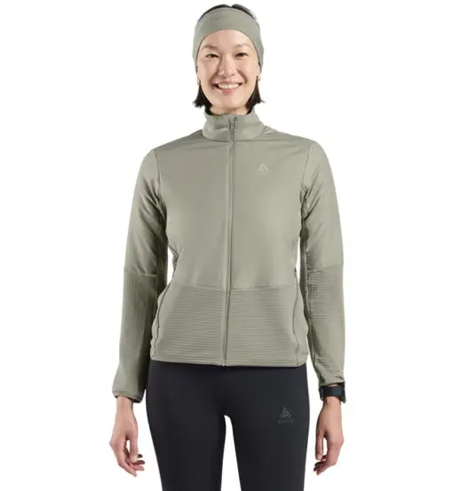 Essential Insulator Hybrid W - felpa running - donna Green