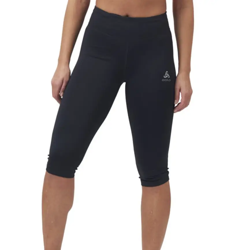 Essentials - pantaloni running 3/4 - donna Black