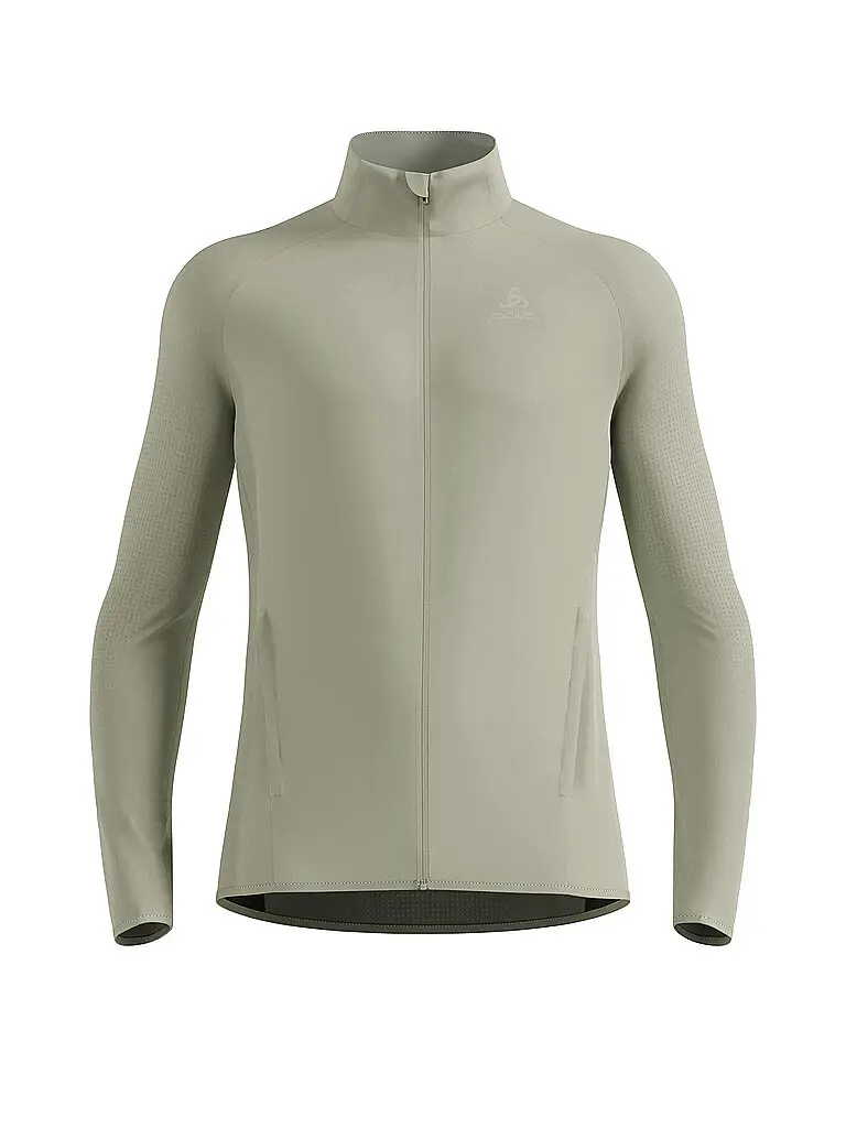 Giacca da running da uomo Zeroweight Warm Hybrid oliva | S