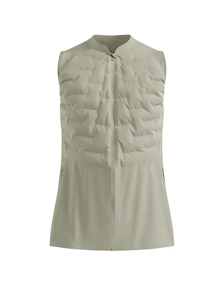 Gilet da running da uomo Zeroweight Insulator oliva | S