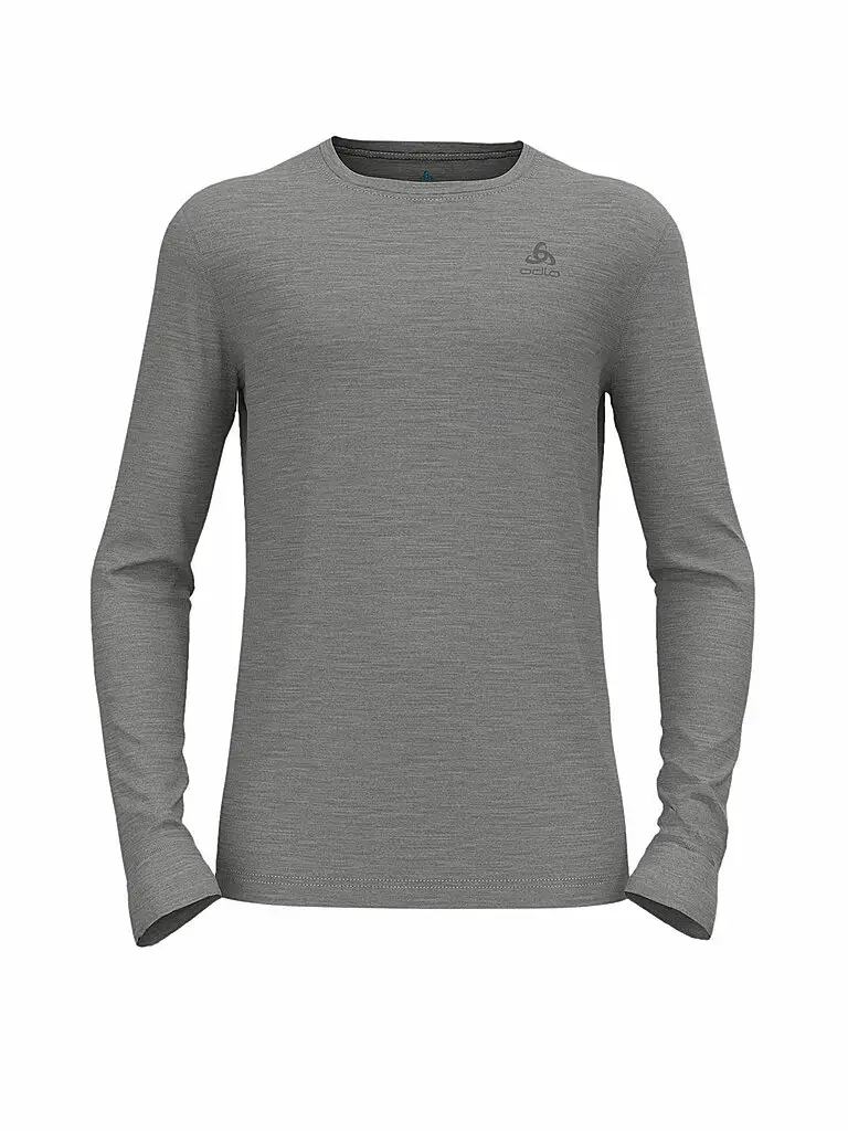 Herren Shirt Merino 200 grigio chiaro | S