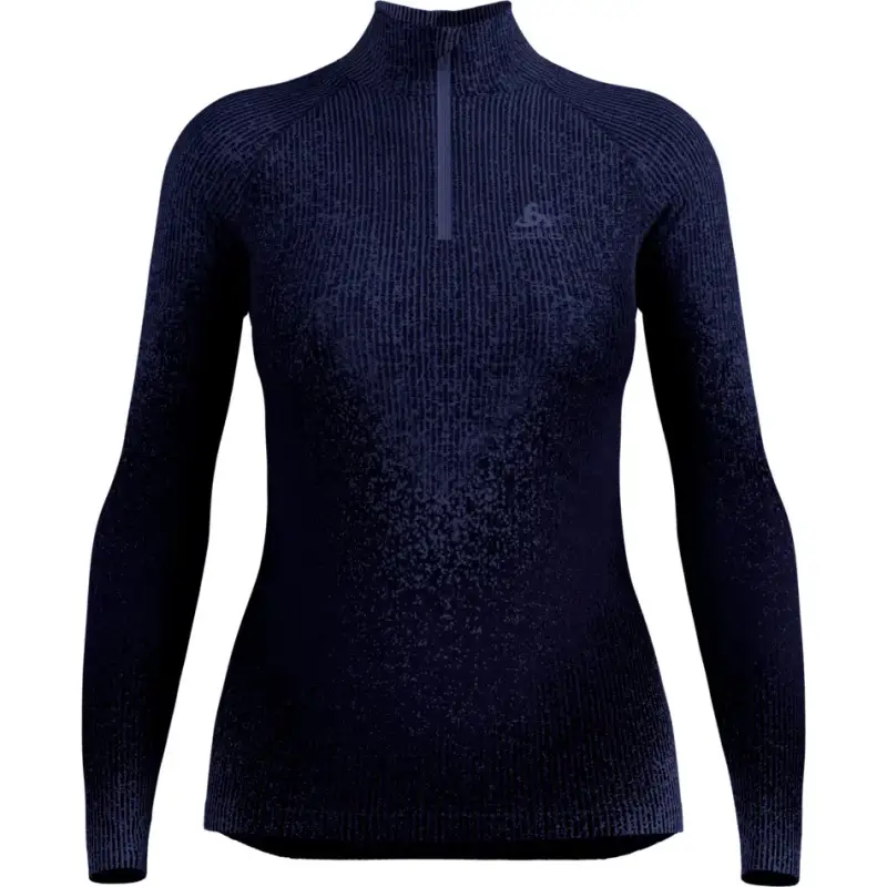 Maglia termica da donna con zip a metà Odlo Performance Warm Blackcomb