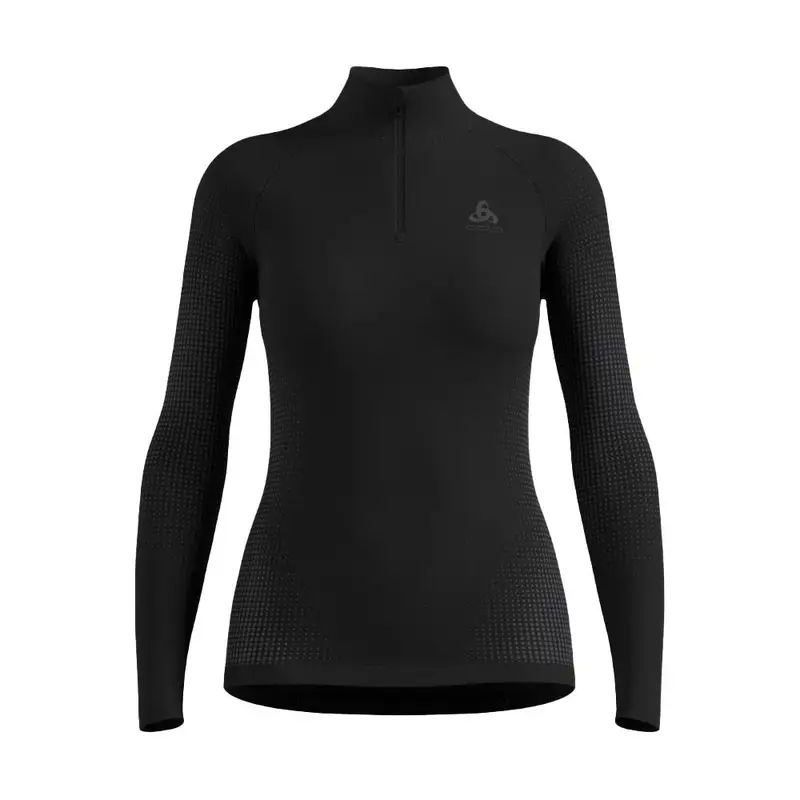Maglia Trekking Performance Warm Turtle Neck Nero Donna S