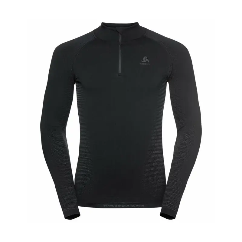 Maglia Trekking Turtle Neckperf Warm Nero Uomo S