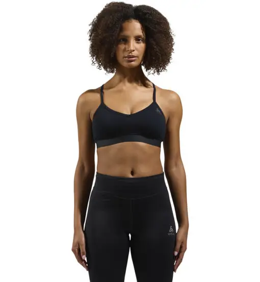 Merino Soft W - reggiseno sportivo basso sostegno - donna Black