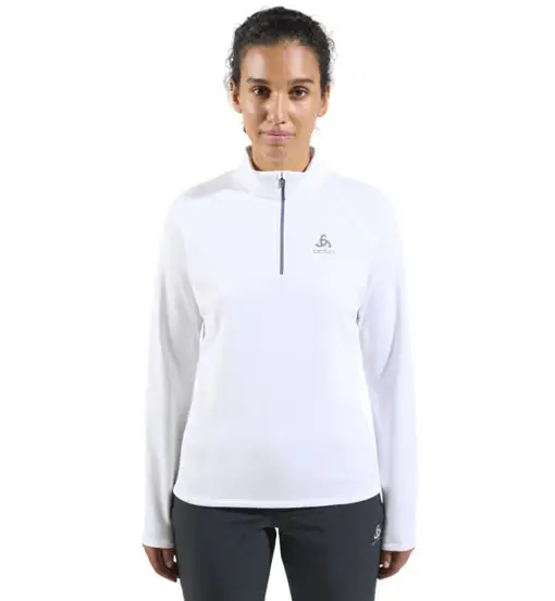 Midlayer 1/2 zip Besso W - felpa in pile - donna White