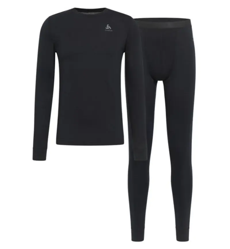 Natural Merino 200 - set intimo funzionale - uomo Black