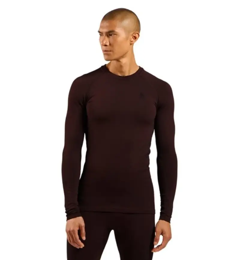 Performance Warm Eco Baselayer - maglietta tecnica a manica lunga - uomo Brown