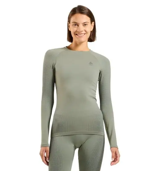 Performance Warm Eco Baselayer - maglietta tecnica - donna Green