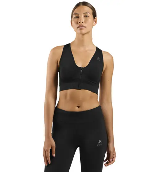 Sports Seamless W - reggiseno sportivo alto sostegno - donna Black