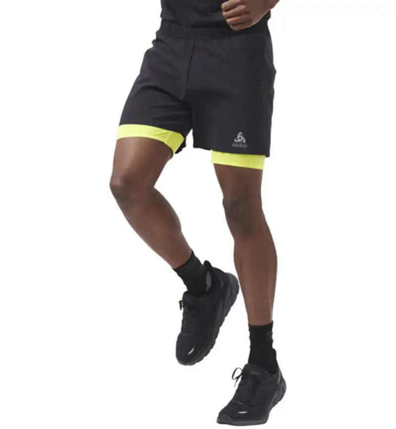 Zeroweight 5 Inch 2 in 1 - pantaloni corti running - uomo Black