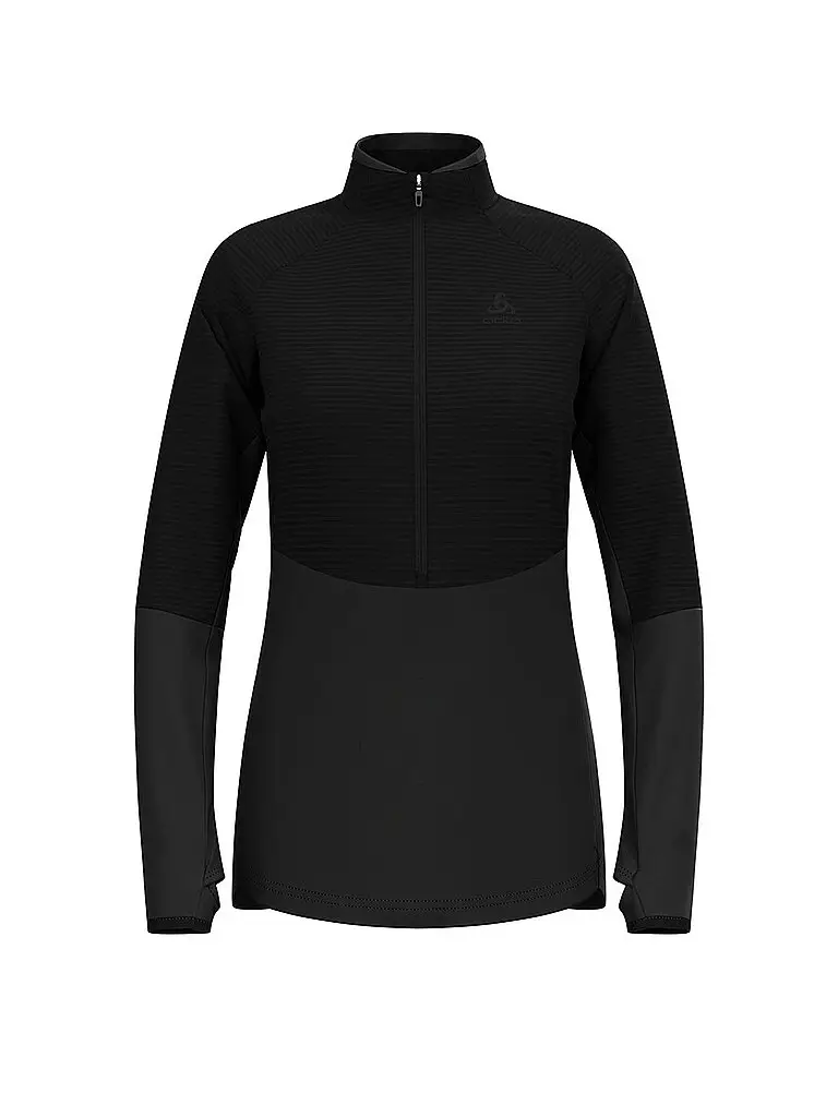 Zipshirt intimo da donna Descent Ceramiwarm nero | L