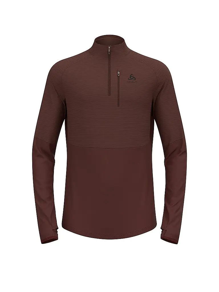 Zipshirt intimo da uomo Descent Ceramiwarm marrone | S