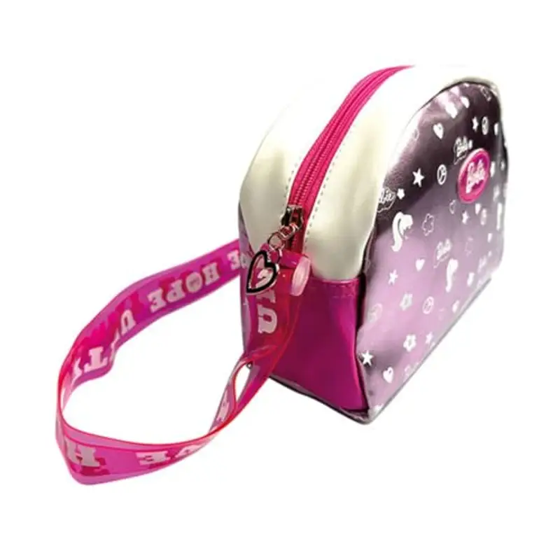 ODS - Barbie - Borsetta Fashion con Tracolla e Chiusura Zip, Ciondolo Inclusa, Misura 22 cm, Età Consigliabile 3+ miniatura 3