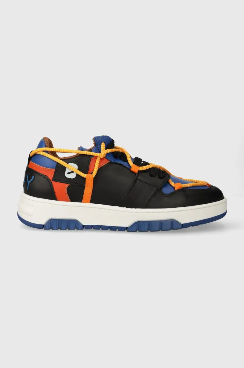 sneakers in pelle SORRENTO SORRENTO BLACK BLUE RED Multicolore