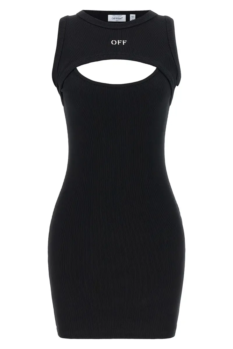 Abito Off Stamp Bianco