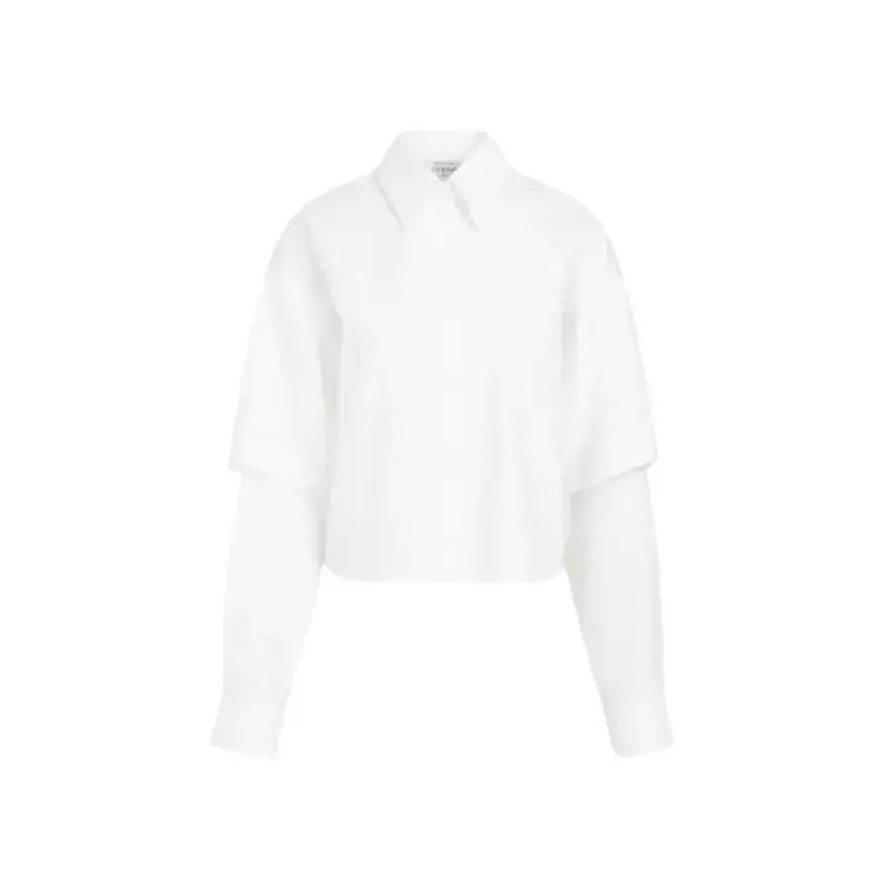 Camicia da donna a maniche lunghe Off White