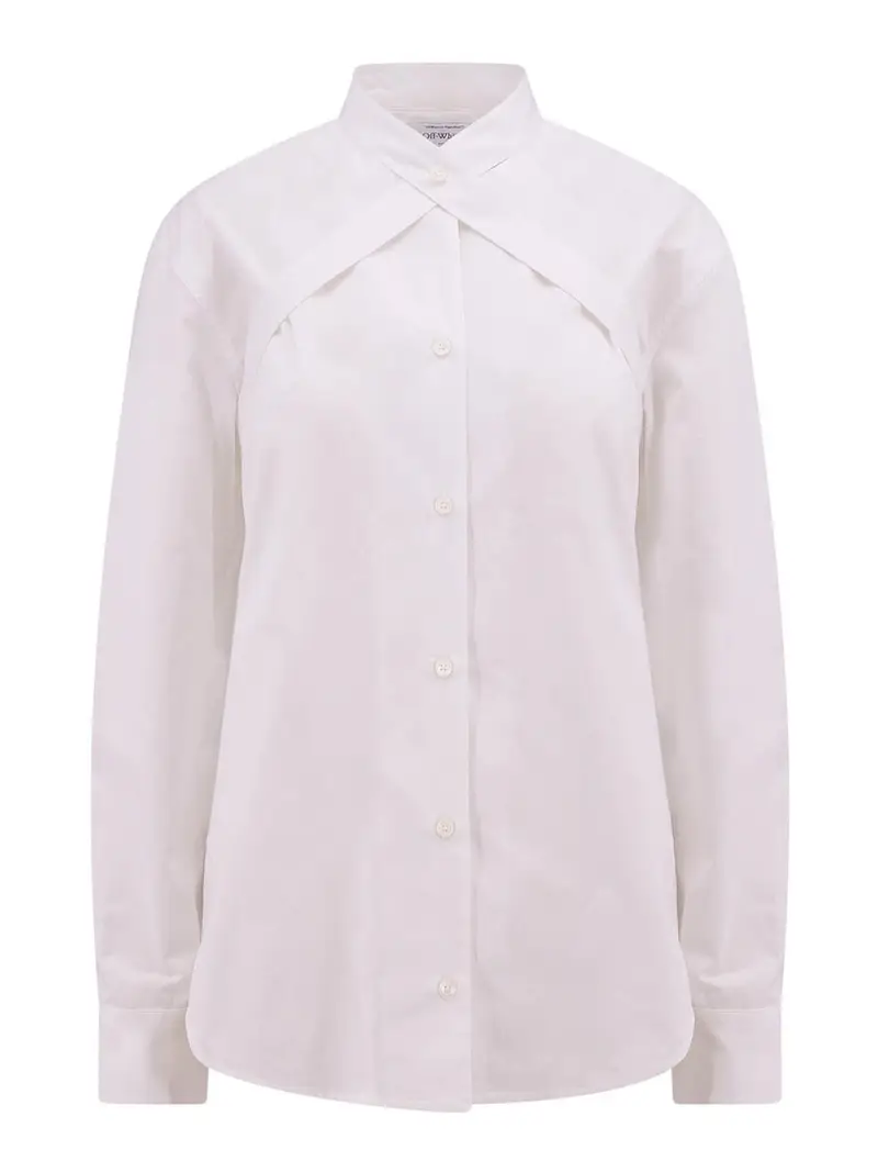 Camicia in cotone Bianco