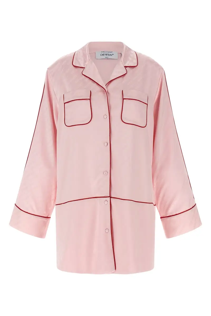 Camicia Jacquard Satin New Roxy Pajama Rosa