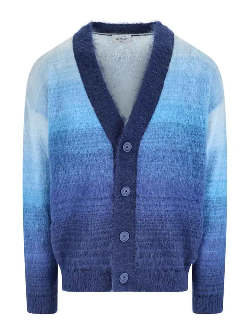 Off-White Cardigan Blu 3857735