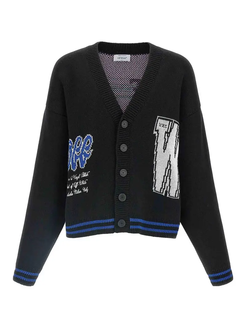 Off-White Cardigan Nero 4008029