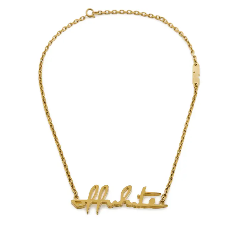 Collana Off-White OWOB026R21MET0017600 Oro