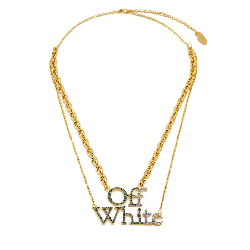 Collana Off-White OWOB097S23MET0028445 Oro