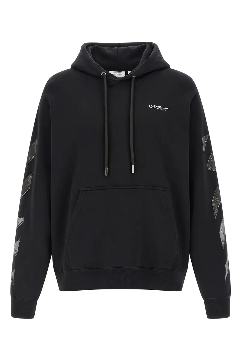 Felpa Con Cappuccio Metal Arrow Skate Nero